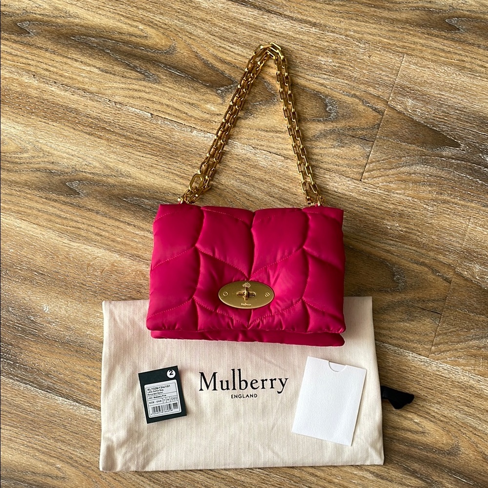 Mulberry Little Softie Bag in Mulberry Pink NWT